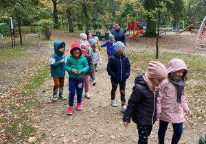 Jesienna wycieczka do parku - grupa VII i VIII