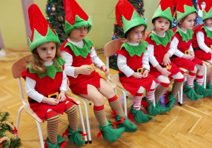 Rodzinne świętownie z elfami w grupie I