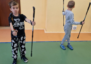 Nordic Walking - pierwszy trening w grupie sześciolatków ( gr. X )