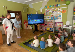 Spotkanie z panią pielęgniarką w grupie I i VIII