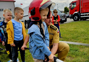 „Z wizytą u strażaków”- grupa V