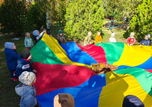 „Zmysłami poznajemy jesień"- projekt edukacyjny w gr. I