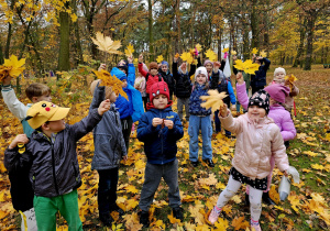 „Jesień jest piękna”- wycieczka do parku- grupa VI