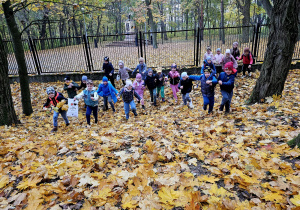 „Jesień jest piękna”- wycieczka do parku- grupa VI