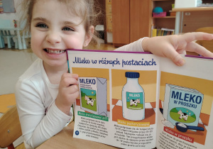 Mali odkrywcy - projekt edukacyjny "MLEKO" w grupie I
