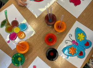 Projekt edukacyjny pt. "Kolorowa wiosna" w grupie II