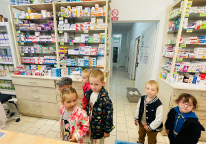 Poznajemy zawód farmaceuty - wycieczka do apteki w gr. XI
