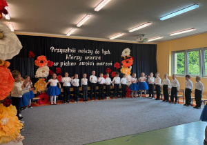Uroczystość zakończenia przedszkola w Grupie VII