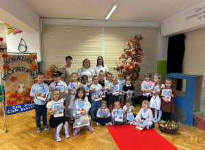 "Przedszkolaki recytują o jesieni" - konkurs recytatorski w grupie III i V