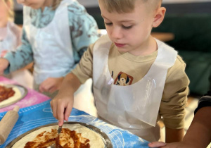 "Pizza Party"- warsztaty z robienia Pizzy gr.VI
