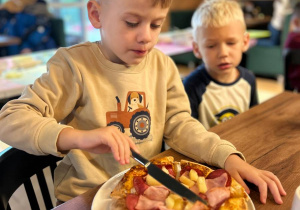 "Pizza Party"- warsztaty z robienia Pizzy gr.VI