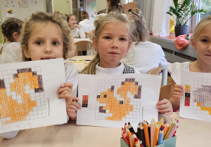 „Na polanie w lesie” - jesienne kodowanie w grupie IV