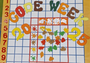 KODUJEMY …kolorowo i jesiennie - grupa X w Tygodniu Code Week 2025