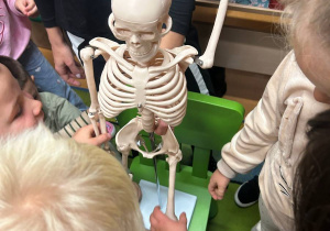 "Wesoły Kostek"- spotkanie z rehabilitantką gr.VI