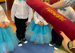 Pasowanie na Przedszkolaka w grupie IX