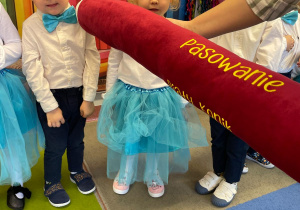 Pasowanie na Przedszkolaka w grupie IX