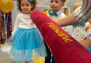 Pasowanie na Przedszkolaka w grupie IX