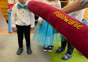 Pasowanie na Przedszkolaka w grupie IX