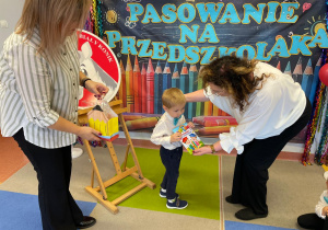 Pasowanie na Przedszkolaka w grupie IX