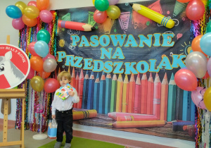 Pasowanie na Przedszkolaka w grupie IX