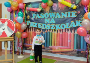 Pasowanie na Przedszkolaka w grupie IX