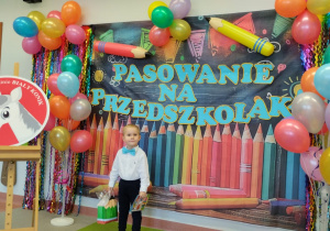 Pasowanie na Przedszkolaka w grupie IX