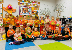 Dzień Dyni - zajęcia koleżeńskie w gr. XI i XII