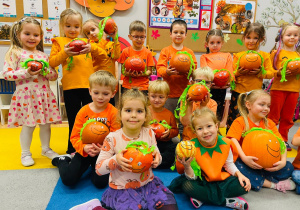 Dzień Dyni - zajęcia koleżeńskie w gr. XI i XII