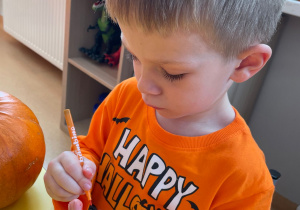 Dzień Dyni - zajęcia koleżeńskie w gr. XI i XII