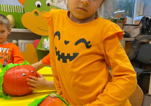 Dzień Dyni - zajęcia koleżeńskie w gr. XI i XII