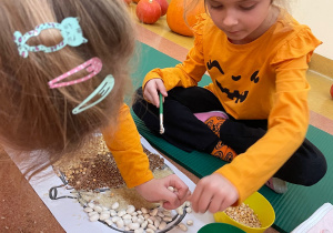 Dzień Dyni - zajęcia koleżeńskie w gr. XI i XII