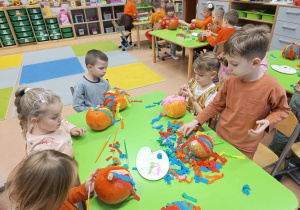 Dzień Dyni - zajęcia koleżeńskie w gr. XI i XII