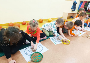 Dzień Dyni - zajęcia koleżeńskie w gr. XI i XII