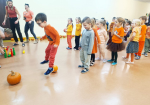 Dzień Dyni - zajęcia koleżeńskie w gr. XI i XII