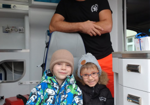 Pierwsza pomoc, czyli wizyta ratownika medycznego w przedszkolu - gr. XI i XII