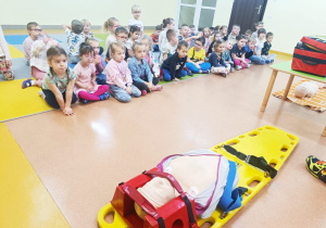 Pierwsza pomoc, czyli wizyta ratownika medycznego w przedszkolu - gr. XI i XII