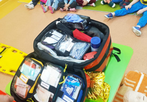 Pierwsza pomoc, czyli wizyta ratownika medycznego w przedszkolu - gr. XI i XII