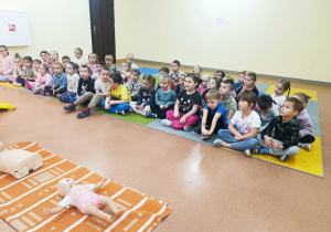 Pierwsza pomoc, czyli wizyta ratownika medycznego w przedszkolu - gr. XI i XII