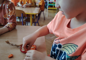 Zajęcia koleżeńskie "Na dyniowej grządce" w grupie II i VII