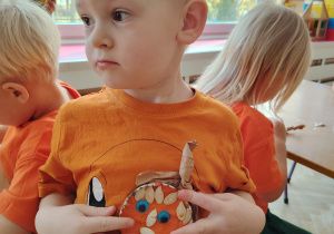 Zajęcia koleżeńskie "Na dyniowej grządce" w grupie II i VII