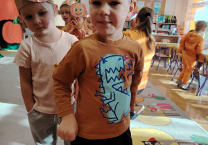 Zajęcia koleżeńskie "Na dyniowej grządce" w grupie II i VII