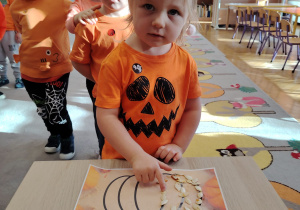 Zajęcia koleżeńskie "Na dyniowej grządce" w grupie II i VII