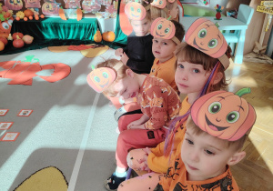 Zajęcia koleżeńskie "Na dyniowej grządce" w grupie II i VII