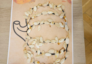 Zajęcia koleżeńskie "Na dyniowej grządce" w grupie II i VII