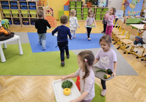 Projekt „Sensoryczna jesień” w grupie I maluszków