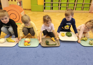 Projekt „Sensoryczna jesień” w grupie I maluszków