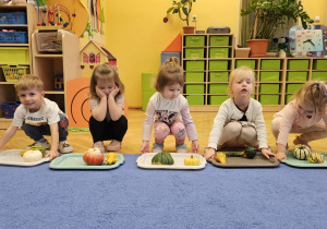 Projekt „Sensoryczna jesień” w grupie I maluszków