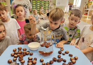 Projekt „Jesienne tajemnice przyrody” w gr. IV