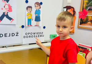 3 kroki dla bezpieczeństwa- akcja DZIECIŃSTWO BEZ PRZEMOCY w gr. XI