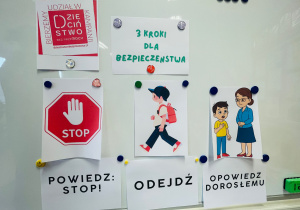 3 kroki dla bezpieczeństwa- akcja DZIECIŃSTWO BEZ PRZEMOCY w gr. XI